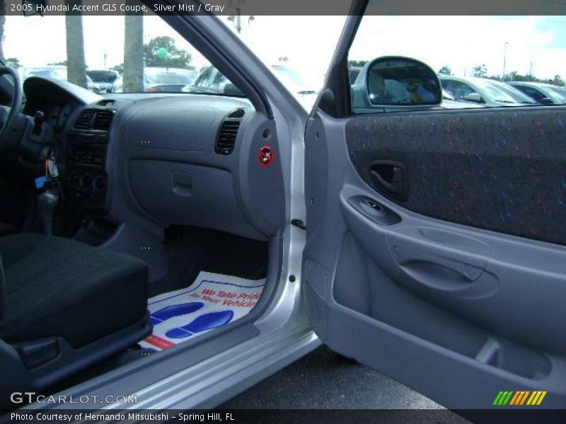 Silver Mist / Gray 2005 Hyundai Accent GLS Coupe