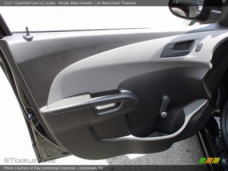 Mosaic Black Metallic / Jet Black/Dark Titanium 2017 Chevrolet Sonic LS Sedan