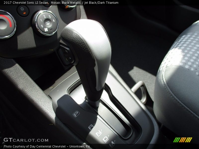 Mosaic Black Metallic / Jet Black/Dark Titanium 2017 Chevrolet Sonic LS Sedan