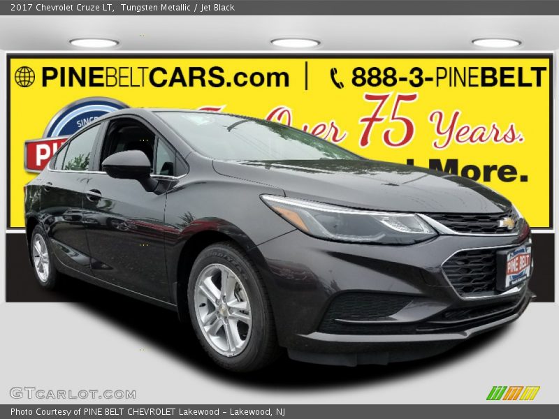 Tungsten Metallic / Jet Black 2017 Chevrolet Cruze LT
