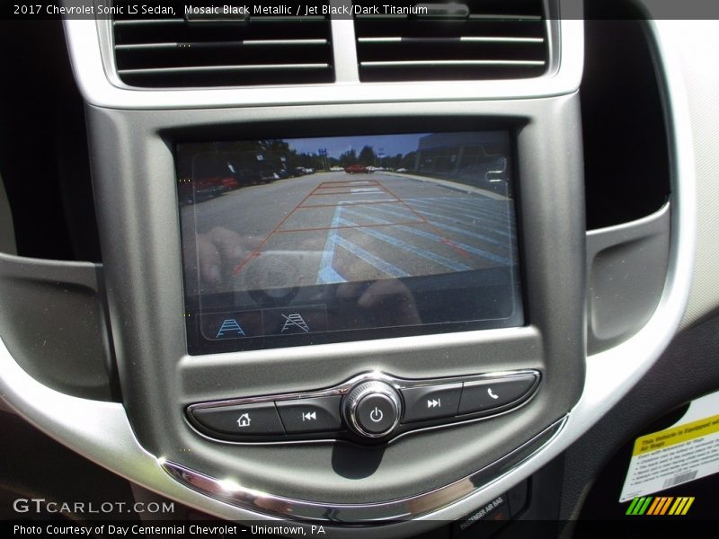 Mosaic Black Metallic / Jet Black/Dark Titanium 2017 Chevrolet Sonic LS Sedan