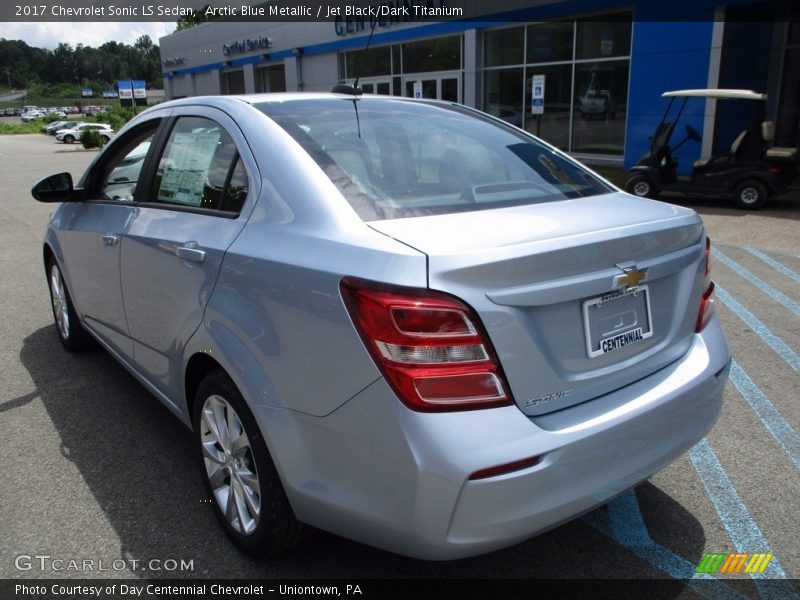 Arctic Blue Metallic / Jet Black/Dark Titanium 2017 Chevrolet Sonic LS Sedan