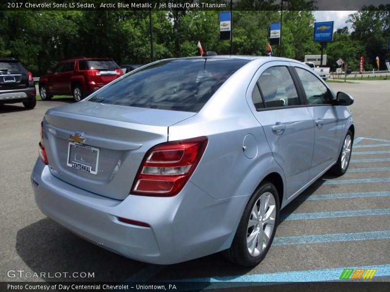 Arctic Blue Metallic / Jet Black/Dark Titanium 2017 Chevrolet Sonic LS Sedan