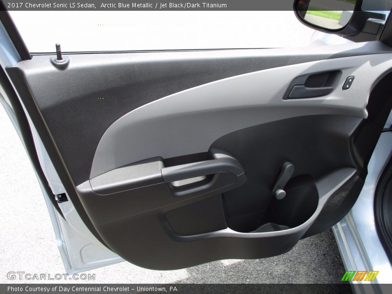 Arctic Blue Metallic / Jet Black/Dark Titanium 2017 Chevrolet Sonic LS Sedan