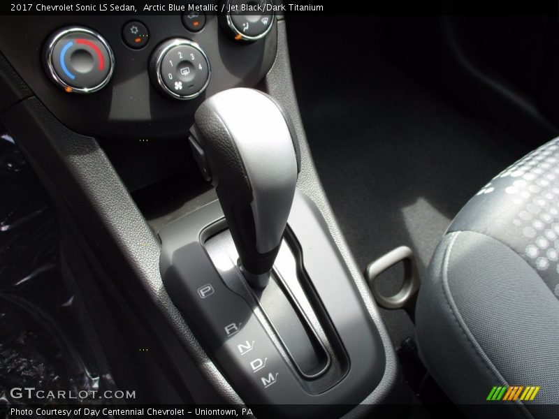 Arctic Blue Metallic / Jet Black/Dark Titanium 2017 Chevrolet Sonic LS Sedan