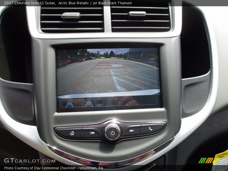 Arctic Blue Metallic / Jet Black/Dark Titanium 2017 Chevrolet Sonic LS Sedan