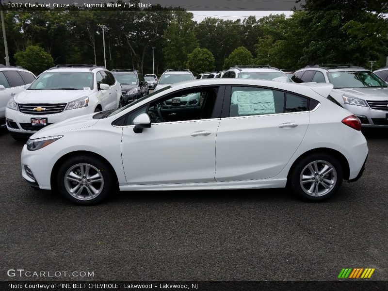 Summit White / Jet Black 2017 Chevrolet Cruze LT