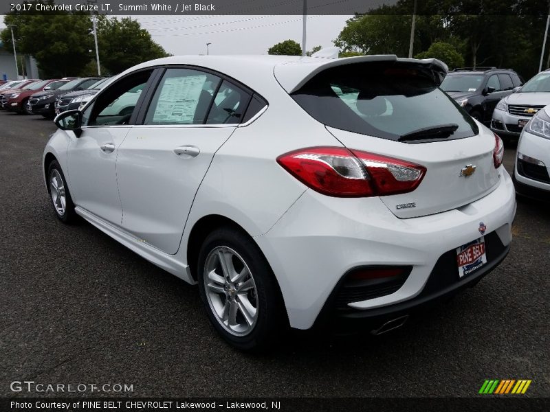 Summit White / Jet Black 2017 Chevrolet Cruze LT