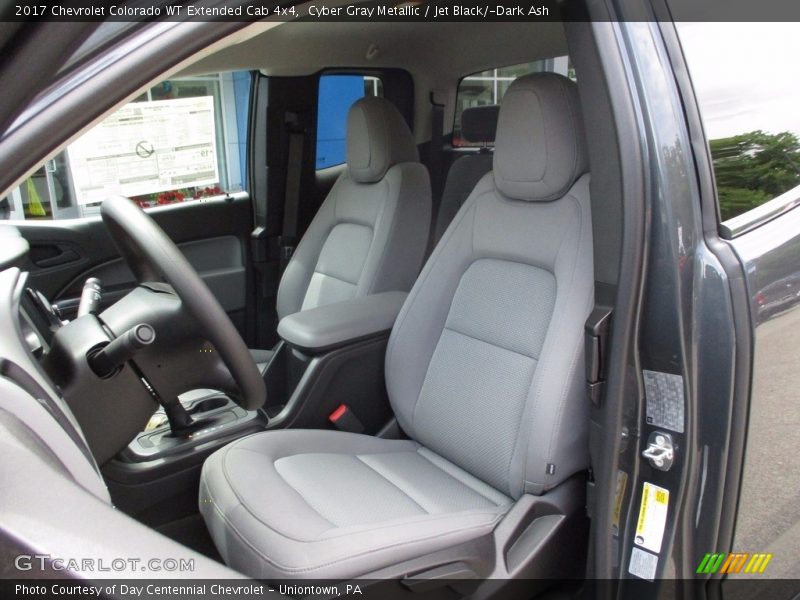 Cyber Gray Metallic / Jet Black/­Dark Ash 2017 Chevrolet Colorado WT Extended Cab 4x4