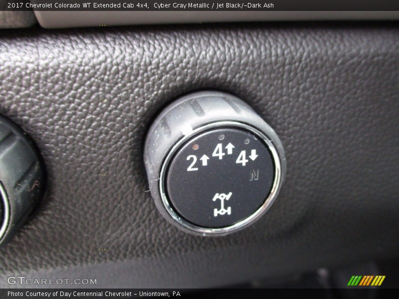 Cyber Gray Metallic / Jet Black/­Dark Ash 2017 Chevrolet Colorado WT Extended Cab 4x4