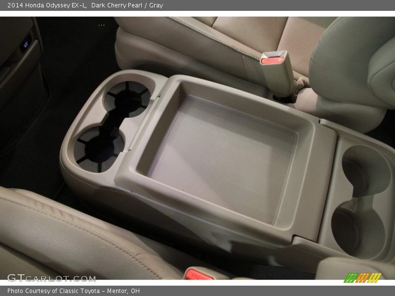 Dark Cherry Pearl / Gray 2014 Honda Odyssey EX-L