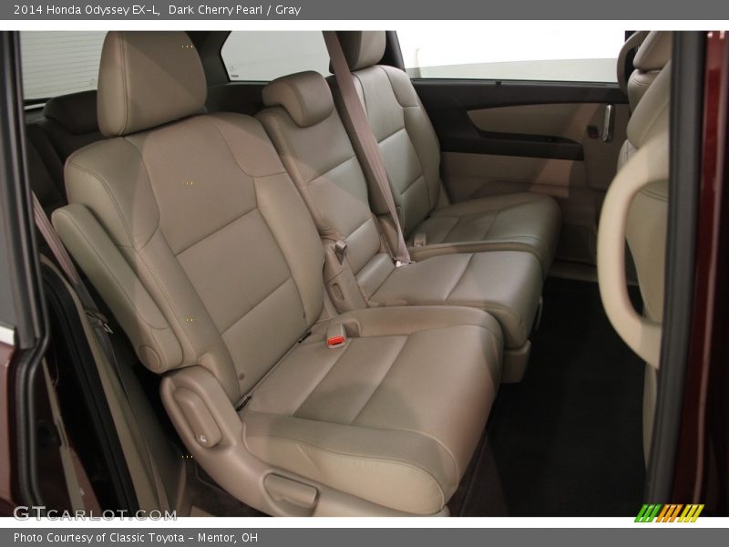 Dark Cherry Pearl / Gray 2014 Honda Odyssey EX-L