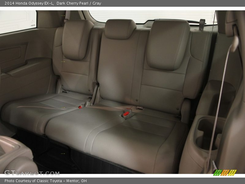 Dark Cherry Pearl / Gray 2014 Honda Odyssey EX-L