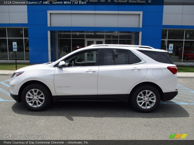 Summit White / Jet Black 2018 Chevrolet Equinox LT AWD