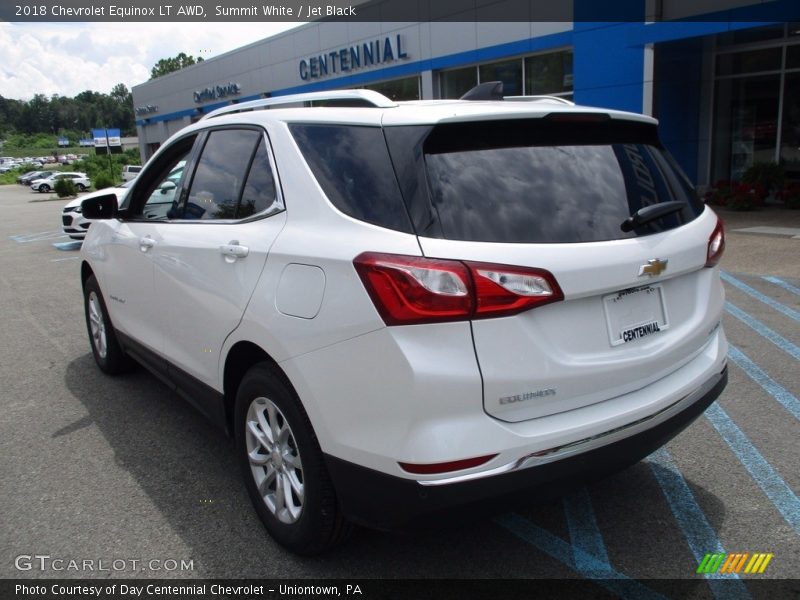 Summit White / Jet Black 2018 Chevrolet Equinox LT AWD