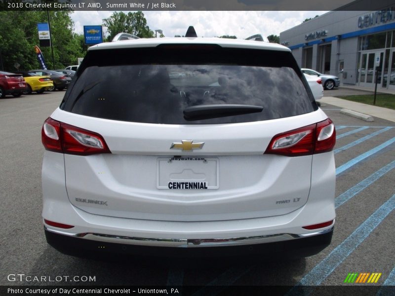 Summit White / Jet Black 2018 Chevrolet Equinox LT AWD