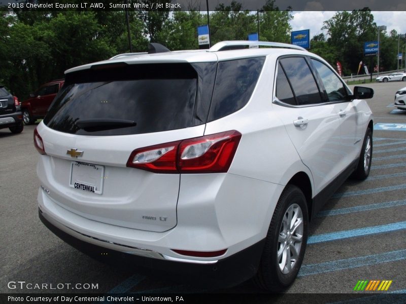 Summit White / Jet Black 2018 Chevrolet Equinox LT AWD
