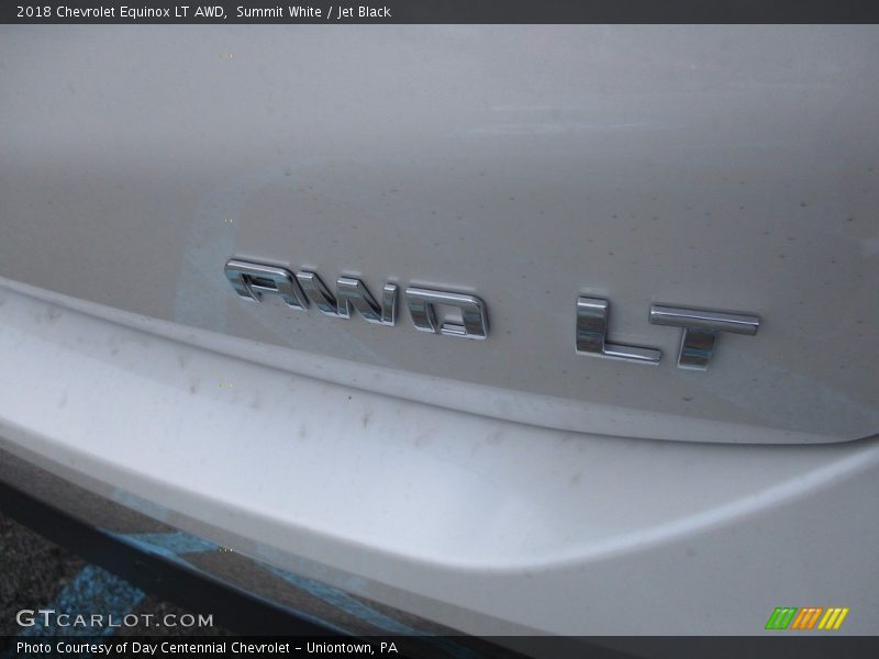Summit White / Jet Black 2018 Chevrolet Equinox LT AWD
