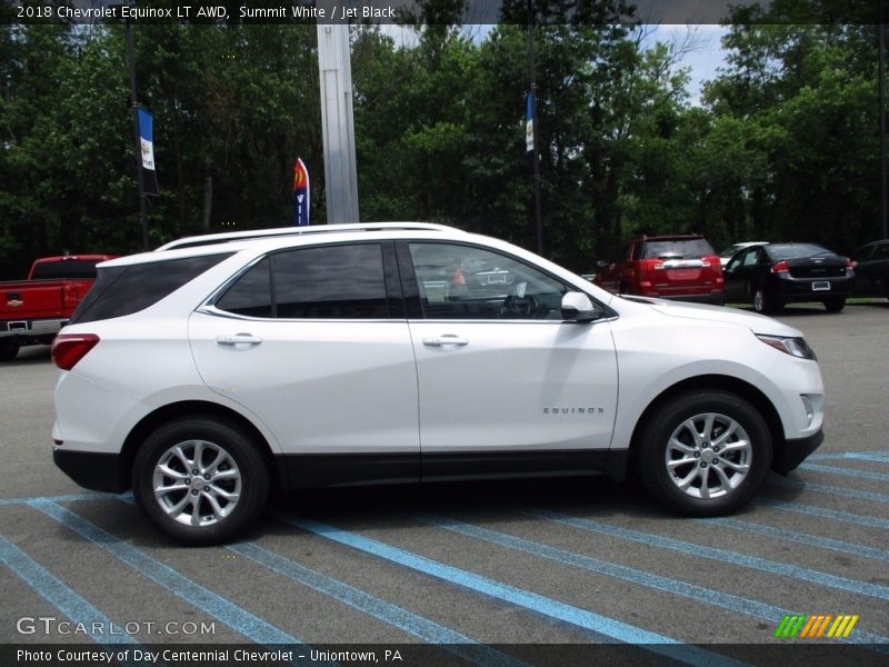 Summit White / Jet Black 2018 Chevrolet Equinox LT AWD