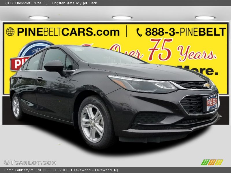 Tungsten Metallic / Jet Black 2017 Chevrolet Cruze LT