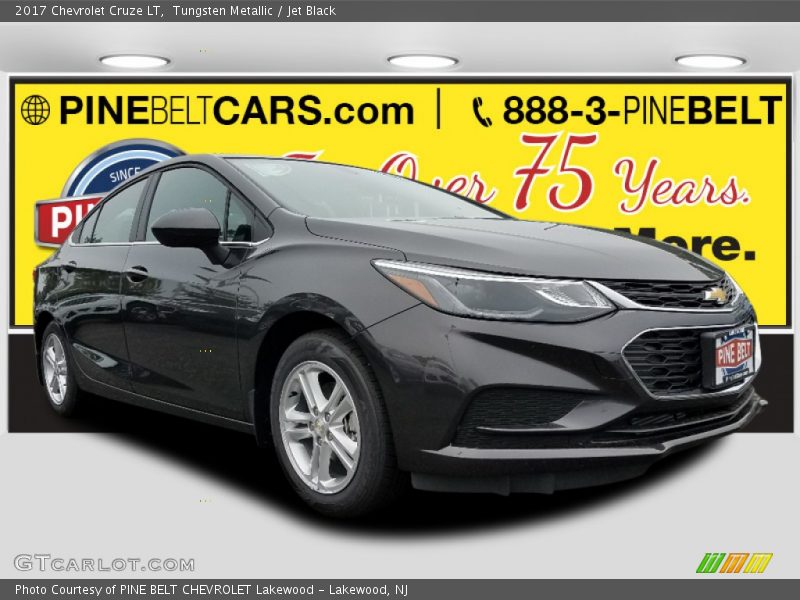 Tungsten Metallic / Jet Black 2017 Chevrolet Cruze LT