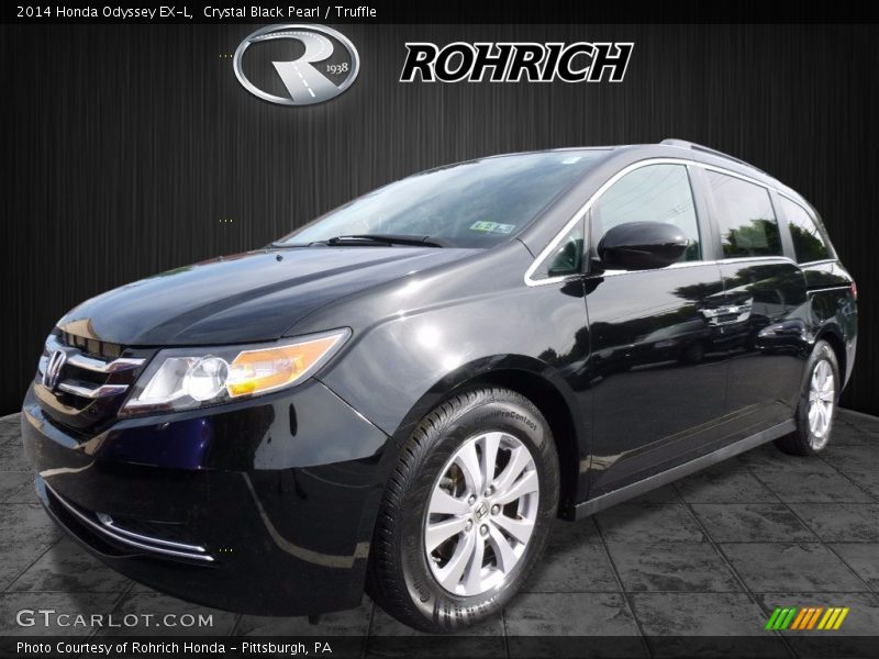Crystal Black Pearl / Truffle 2014 Honda Odyssey EX-L
