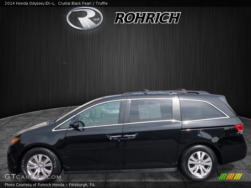 Crystal Black Pearl / Truffle 2014 Honda Odyssey EX-L