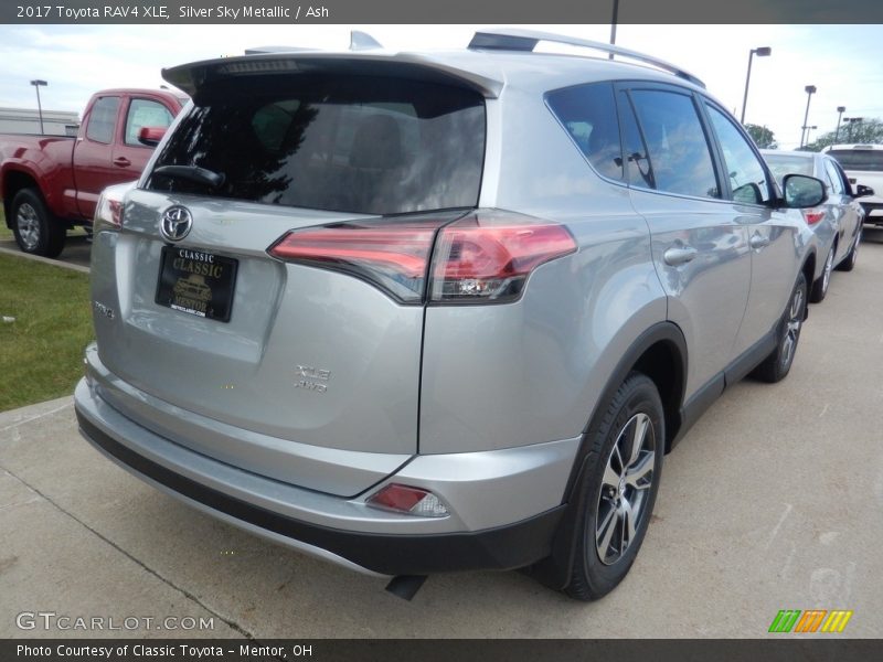 Silver Sky Metallic / Ash 2017 Toyota RAV4 XLE
