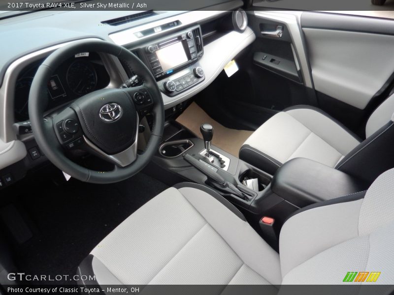 Silver Sky Metallic / Ash 2017 Toyota RAV4 XLE