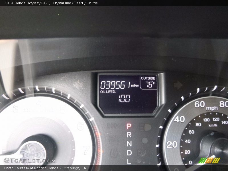 Crystal Black Pearl / Truffle 2014 Honda Odyssey EX-L