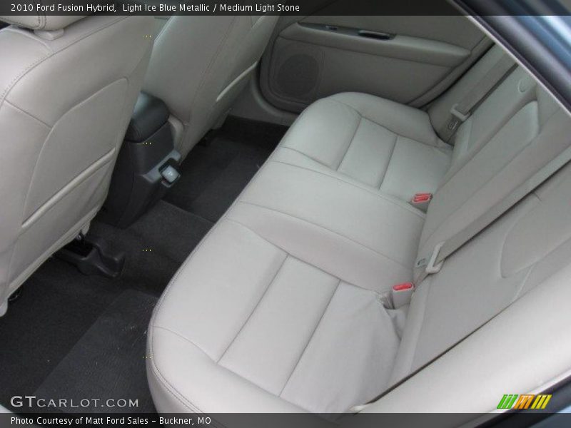 Light Ice Blue Metallic / Medium Light Stone 2010 Ford Fusion Hybrid