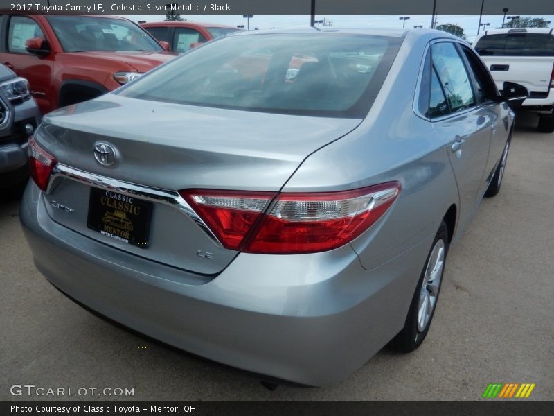 Celestial Silver Metallic / Black 2017 Toyota Camry LE