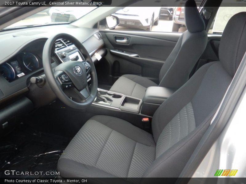 Celestial Silver Metallic / Black 2017 Toyota Camry LE