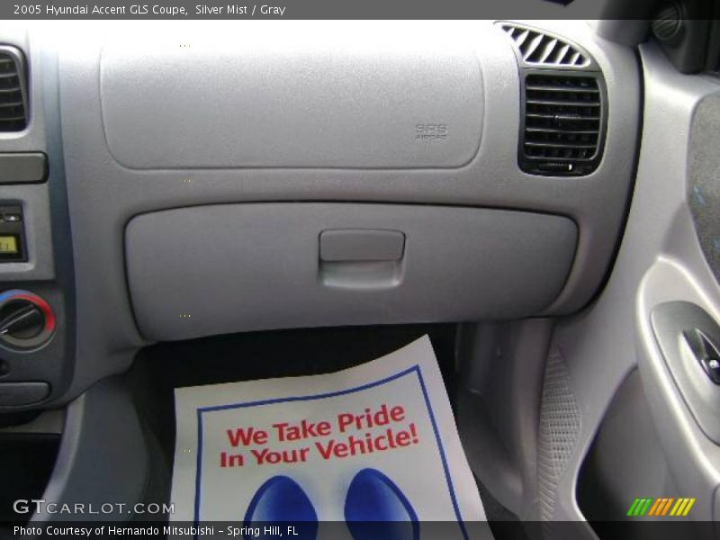 Silver Mist / Gray 2005 Hyundai Accent GLS Coupe