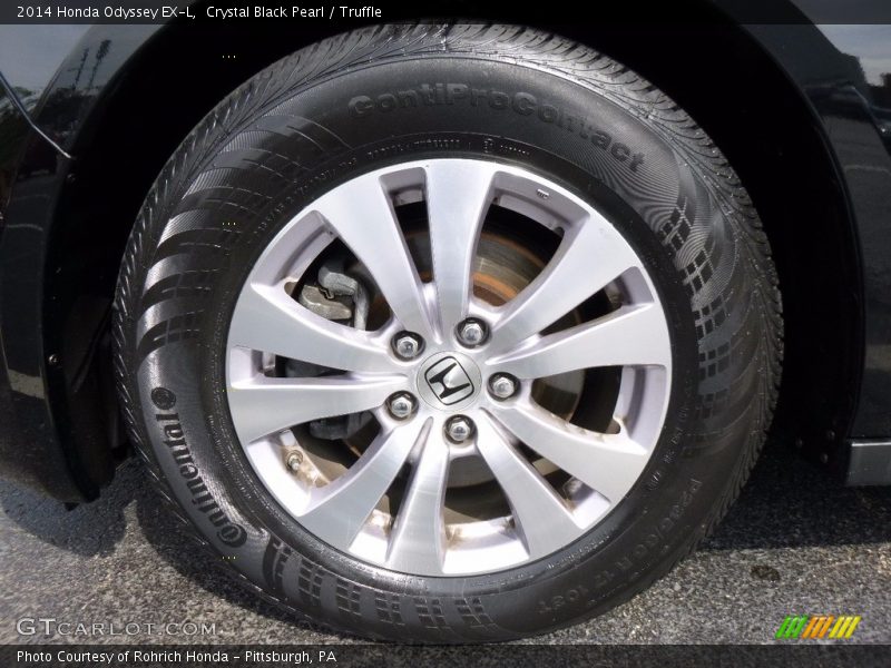 Crystal Black Pearl / Truffle 2014 Honda Odyssey EX-L