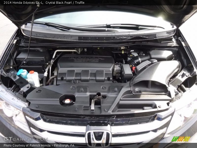 Crystal Black Pearl / Truffle 2014 Honda Odyssey EX-L