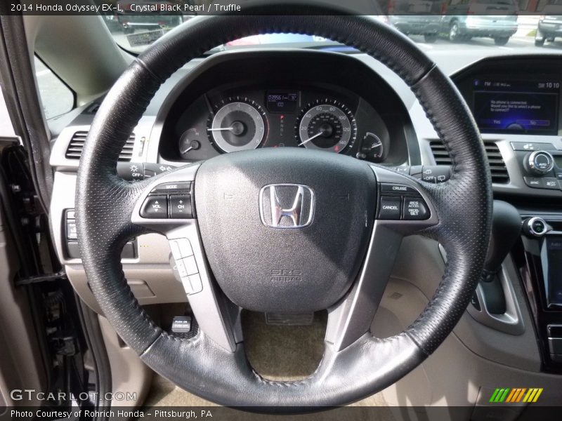 Crystal Black Pearl / Truffle 2014 Honda Odyssey EX-L