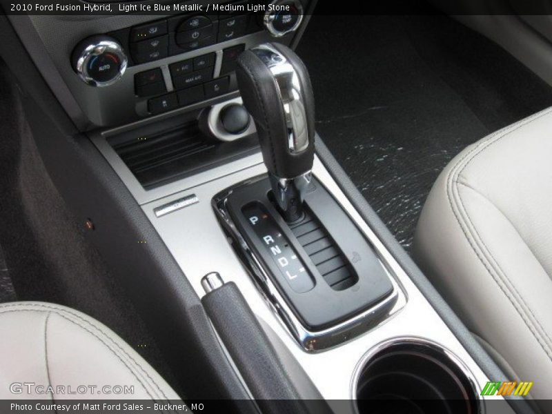 Light Ice Blue Metallic / Medium Light Stone 2010 Ford Fusion Hybrid