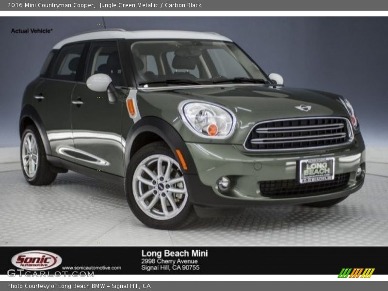 Jungle Green Metallic / Carbon Black 2016 Mini Countryman Cooper