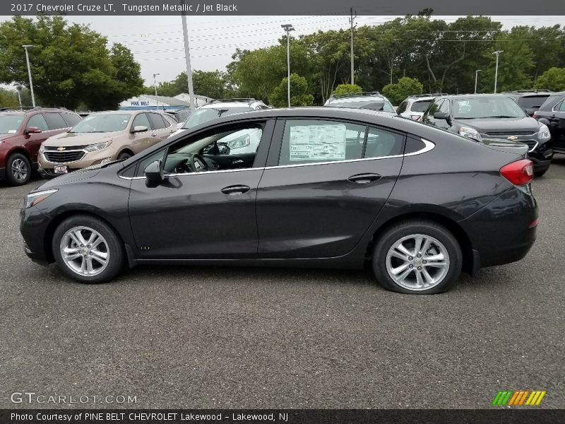 Tungsten Metallic / Jet Black 2017 Chevrolet Cruze LT