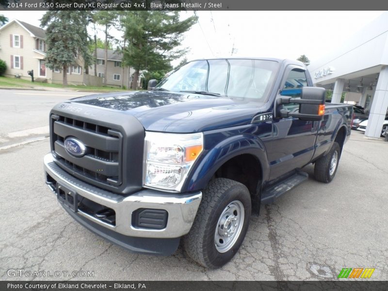 Blue Jeans Metallic / Steel 2014 Ford F250 Super Duty XL Regular Cab 4x4
