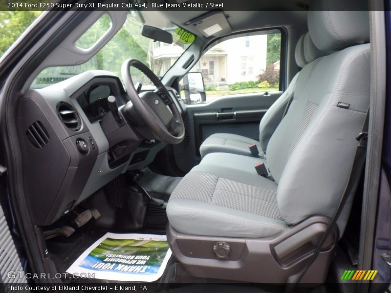 Blue Jeans Metallic / Steel 2014 Ford F250 Super Duty XL Regular Cab 4x4