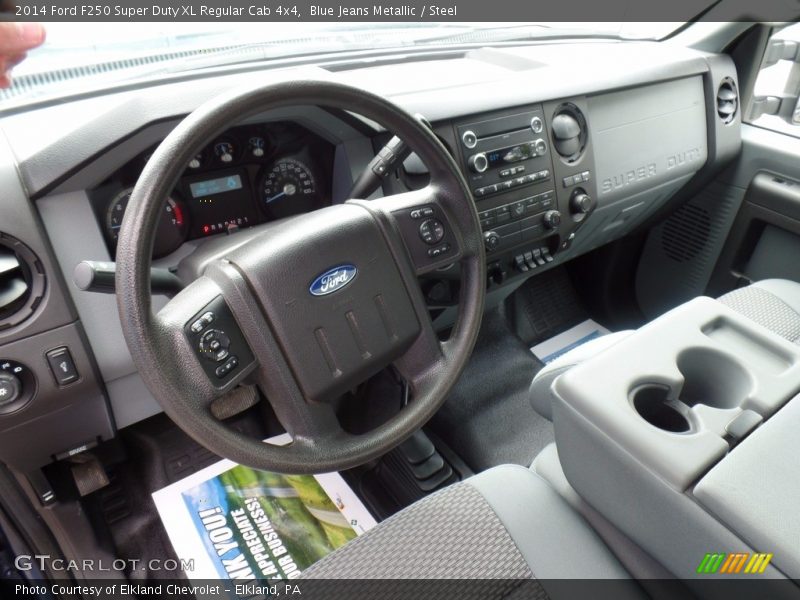 Blue Jeans Metallic / Steel 2014 Ford F250 Super Duty XL Regular Cab 4x4