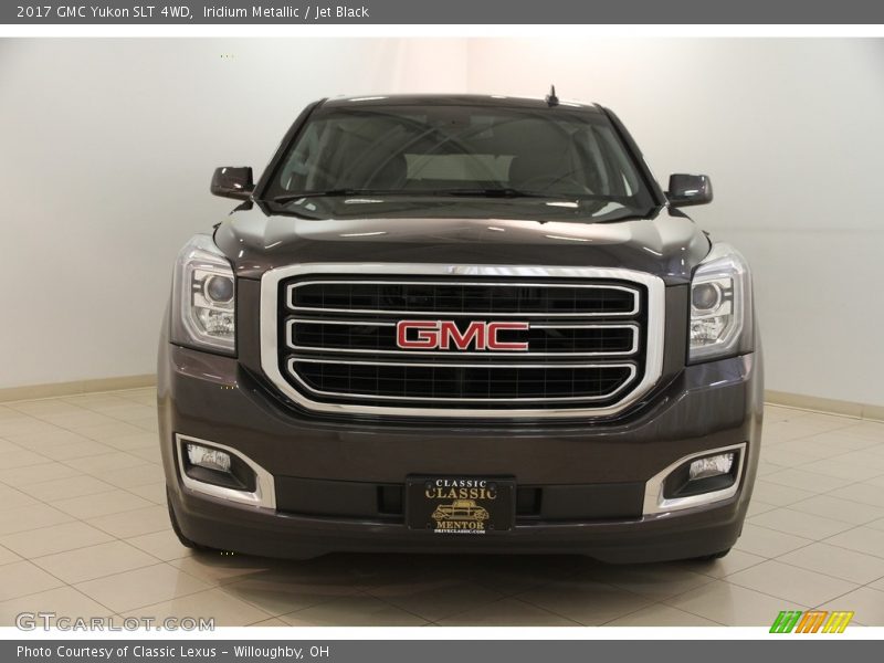 Iridium Metallic / Jet Black 2017 GMC Yukon SLT 4WD