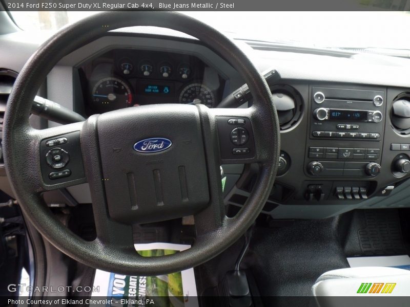 Blue Jeans Metallic / Steel 2014 Ford F250 Super Duty XL Regular Cab 4x4
