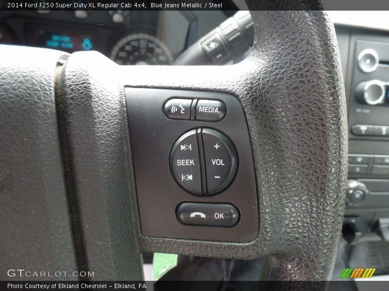 Blue Jeans Metallic / Steel 2014 Ford F250 Super Duty XL Regular Cab 4x4