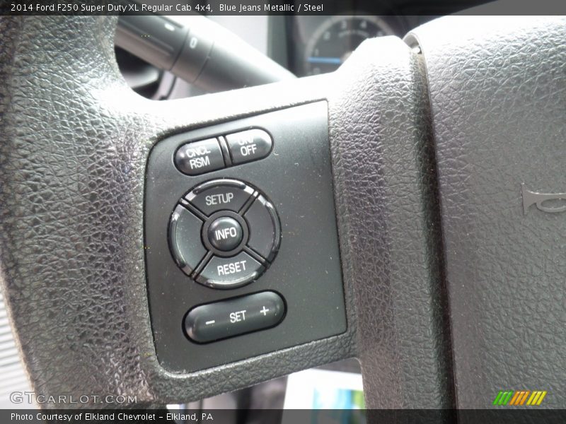Blue Jeans Metallic / Steel 2014 Ford F250 Super Duty XL Regular Cab 4x4
