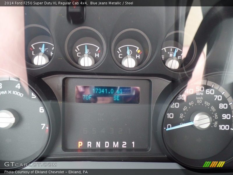 Blue Jeans Metallic / Steel 2014 Ford F250 Super Duty XL Regular Cab 4x4