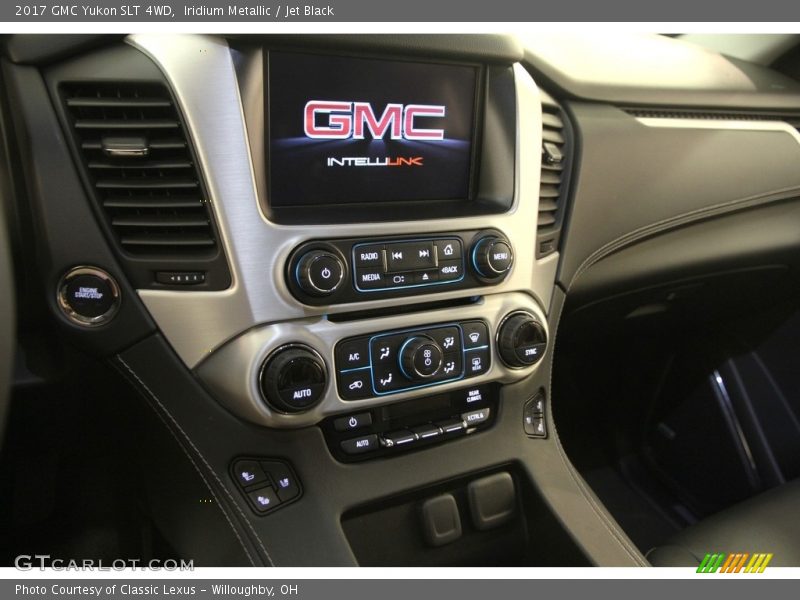 Iridium Metallic / Jet Black 2017 GMC Yukon SLT 4WD