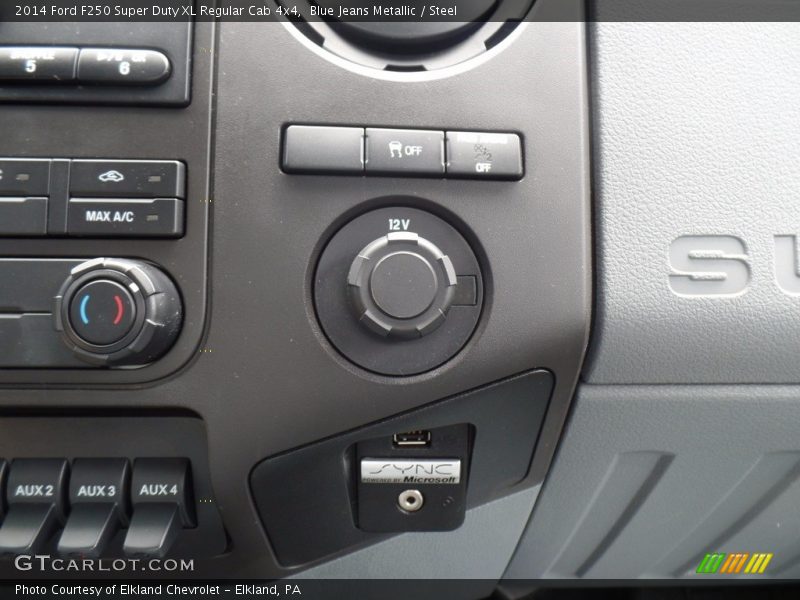 Blue Jeans Metallic / Steel 2014 Ford F250 Super Duty XL Regular Cab 4x4